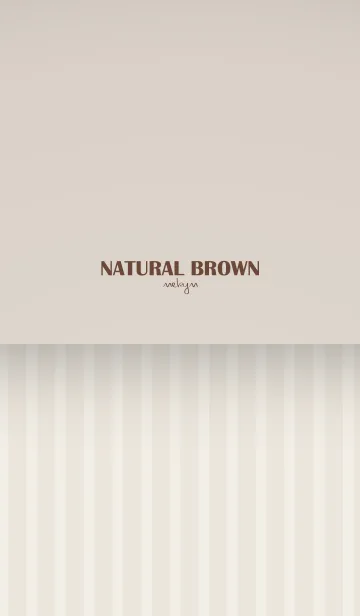 [LINE着せ替え] NATURAL BROWN.の画像1