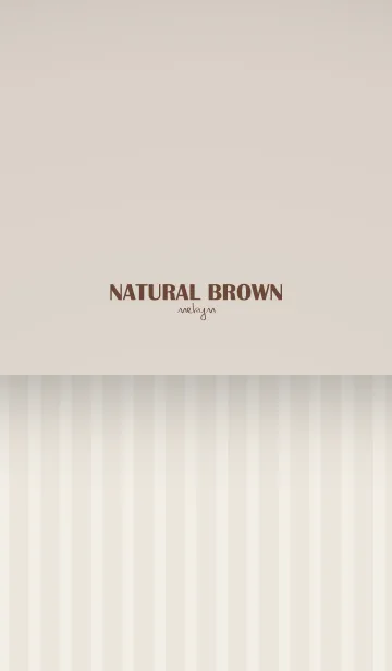 NATURAL BROWN.の着せ替えメイン画像