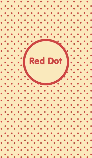 [LINE着せ替え] Red Dot themeの画像1