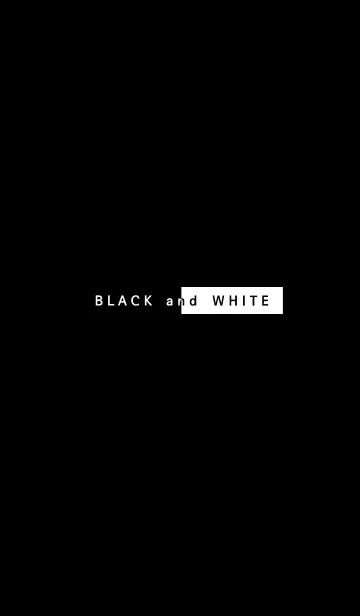 Black and white simple themeの着せ替えメイン画像