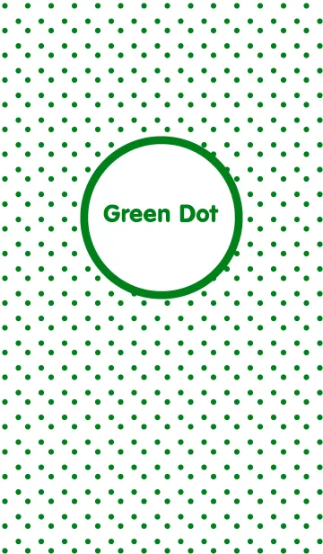 [LINE着せ替え] Green Dot themeの画像1