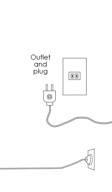 [LINE着せ替え] Outlet and plugの画像1