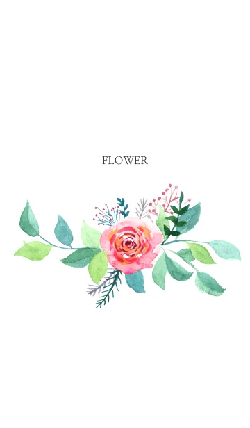 [LINE着せ替え] water color flowers_22の画像1