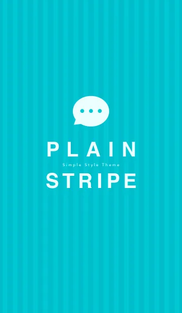 [LINE着せ替え] Plain Stripe シンプルなブルーストライプの画像1