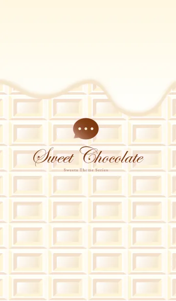 [LINE着せ替え] Sweet Chocolate ホワイトチョコのきせかえの画像1