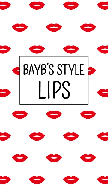 [LINE着せ替え] BAYB'S STYLE 〜リップモチーフ〜の画像1