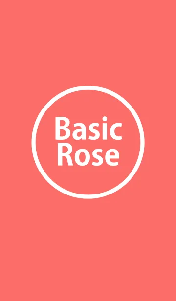 [LINE着せ替え] Basic Roseの画像1