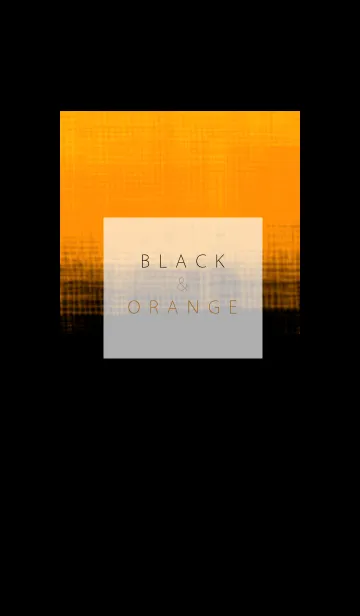 Black and orangeの着せ替えメイン画像