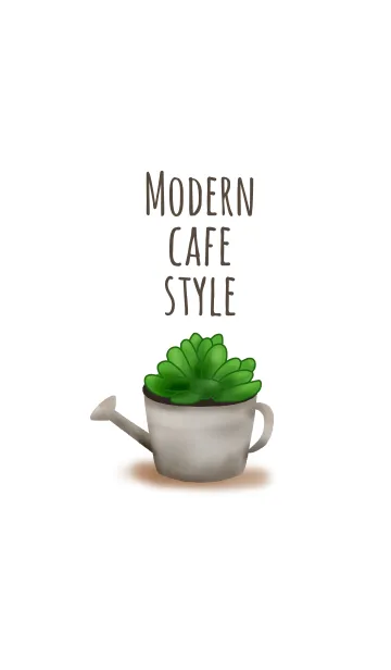 モダンカフェスタイルのLINE着せ替え