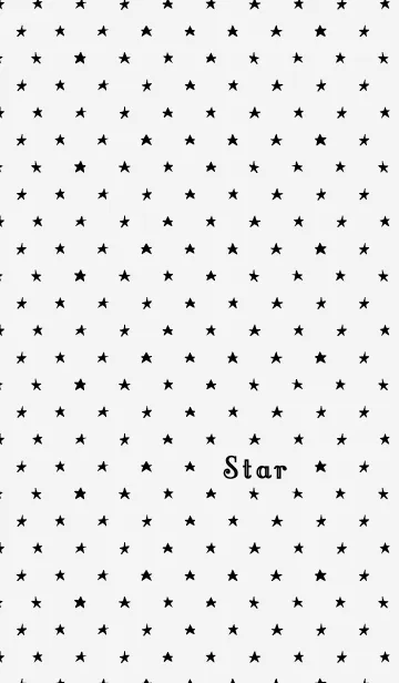 [LINE着せ替え] 星 / Star (White)の画像1