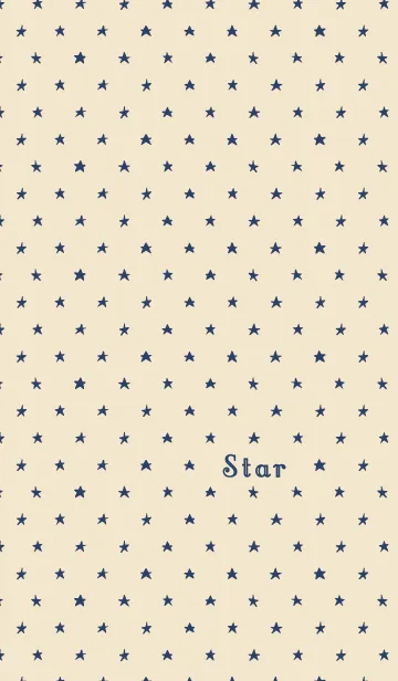 [LINE着せ替え] 星 / Star (Navy)の画像1