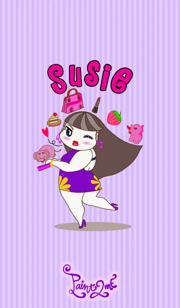 [LINE着せ替え] Susie : Pretty Chubby girlの画像1