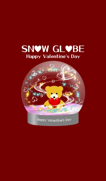 SNOW GLOBE -Happy Valentine's Day-のLINE着せ替え