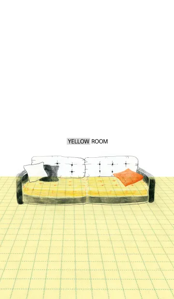 [LINE着せ替え] yellow room_07_sofaの画像1