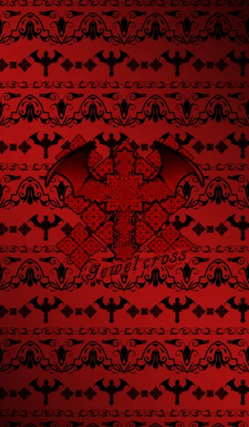 [LINE着せ替え] Jewel cross -Devil's red-の画像1