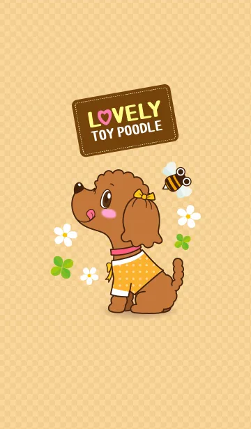 ラブリー！ トイプードルのLINE着せ替え