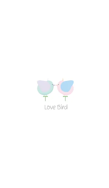 [LINE着せ替え] Simple Love Bird.の画像1