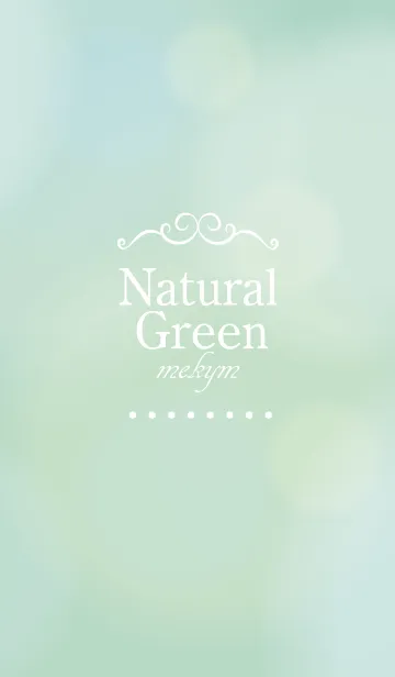 [LINE着せ替え] Natural Green.の画像1