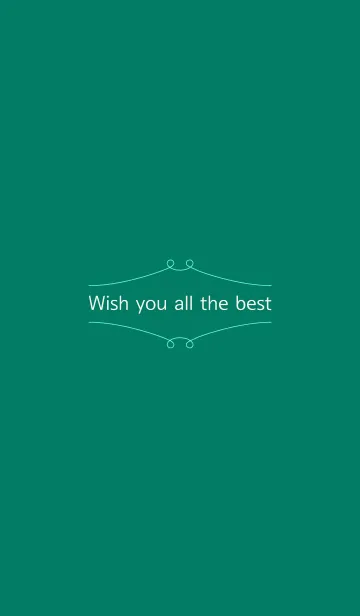[LINE着せ替え] 'Wish you all the best' simple themeの画像1