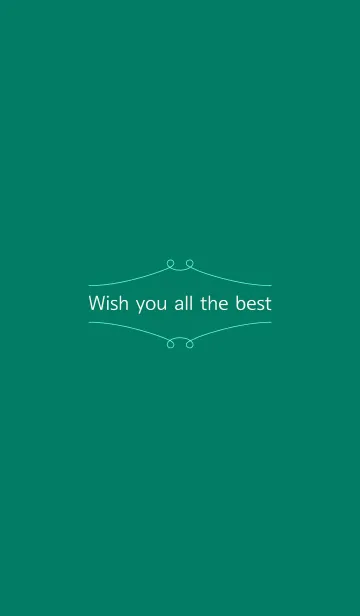 'Wish you all the best' simple themeの着せ替えメイン画像
