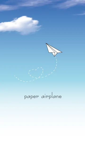 [LINE着せ替え] paper airplane.の画像1
