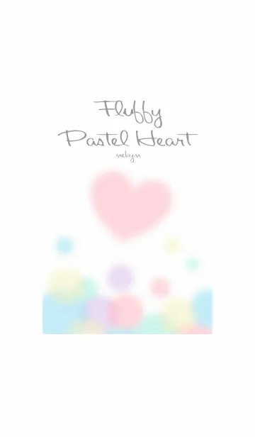 [LINE着せ替え] Fluffy Pastel Heart...の画像1