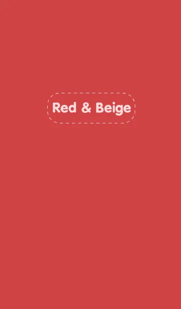 [LINE着せ替え] Red ＆ Beige themeの画像1
