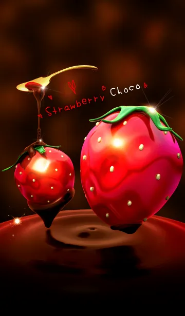 [LINE着せ替え] Strawberry Chocoの画像1
