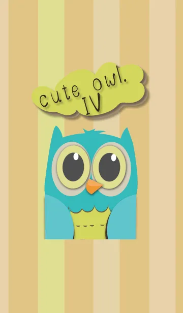 [LINE着せ替え] Cute Owl 4の画像1