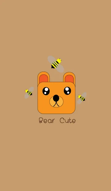 [LINE着せ替え] Bear Cuteの画像1