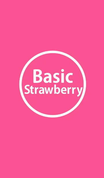 [LINE着せ替え] Basic Strawberryの画像1