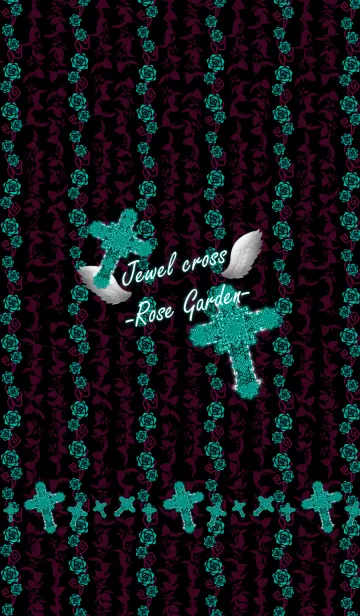 [LINE着せ替え] Jewel cross -Rose Garden-の画像1