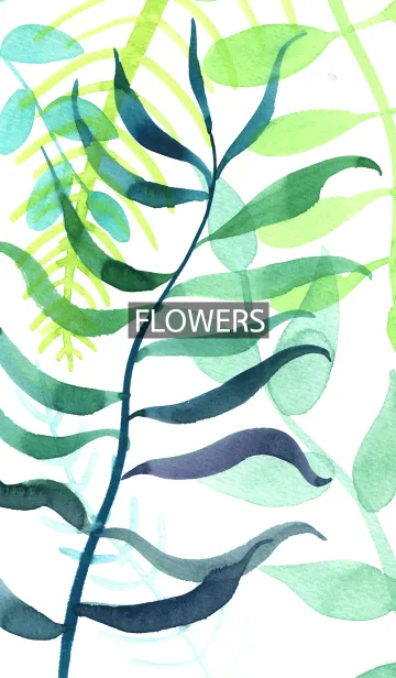 [LINE着せ替え] water color flowers_31の画像1