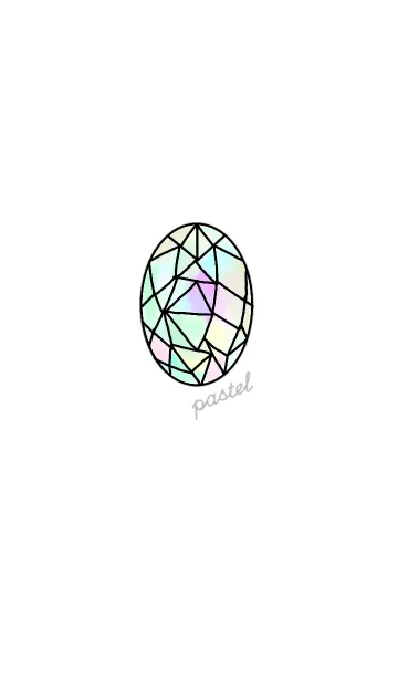 [LINE着せ替え] pastel diamond 77の画像1