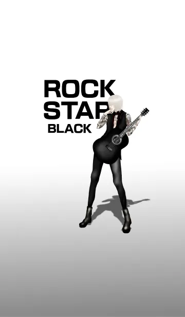 [LINE着せ替え] ROCK STAR BLACKの画像1