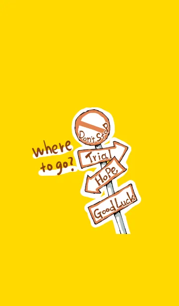 [LINE着せ替え] Where to go？の画像1