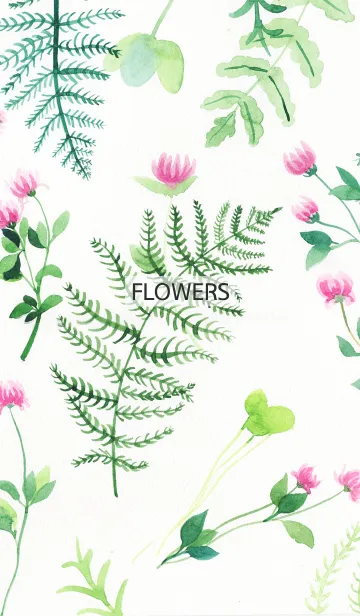 [LINE着せ替え] water color flowers_26の画像1