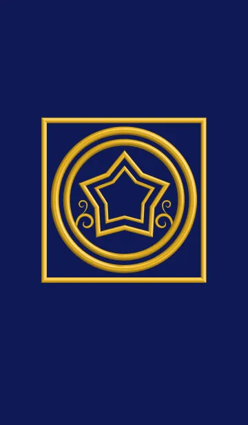 [LINE着せ替え] 豪華列車のイメージカラーネイビーの画像1