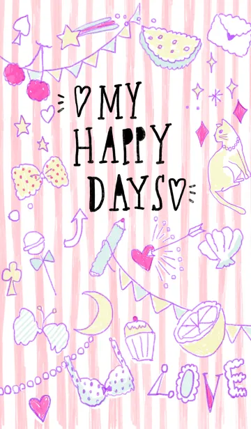 [LINE着せ替え] MY HAPPY DAYSの画像1