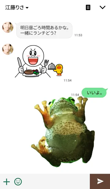 [LINE着せ替え] Breeding frogs 日本のカエルの画像3