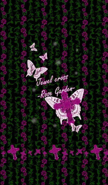 [LINE着せ替え] Jewel cross -Rose Garden 2-の画像1