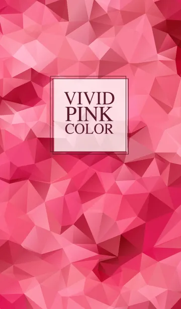 [LINE着せ替え] POLY-VIVID-PINK-COLORの画像1