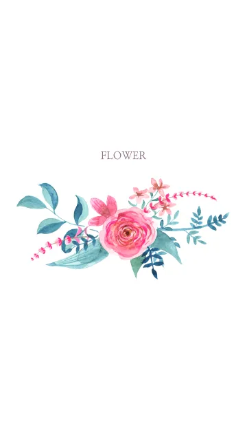 [LINE着せ替え] water color flowers_24の画像1