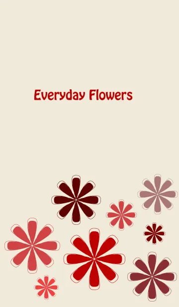 [LINE着せ替え] Everyday Flowersの画像1