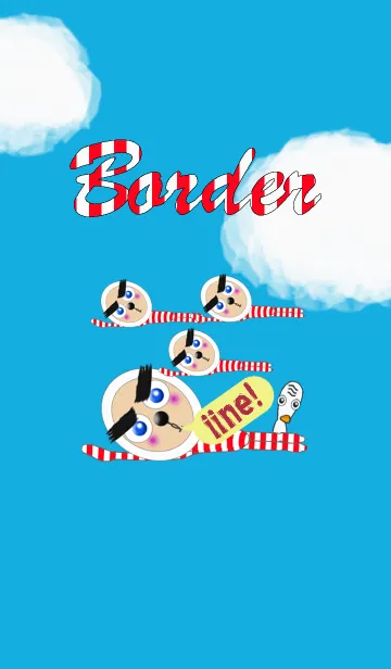 ボーダーガール！！！のLINE着せ替え