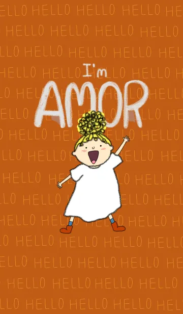 [LINE着せ替え] Hello, It's me. I'm Amor.の画像1