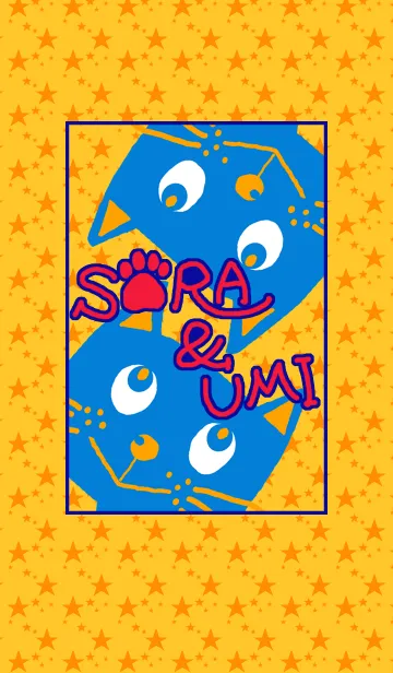 [LINE着せ替え] そらくんとうみくんの画像1