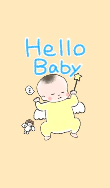 [LINE着せ替え] こんにちは赤ちゃんの画像1