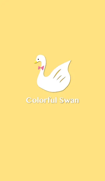 [LINE着せ替え] Colorful Swanの画像1
