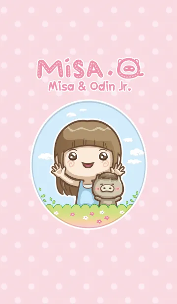 [LINE着せ替え] Misa ＆ Odin Jr.の画像1